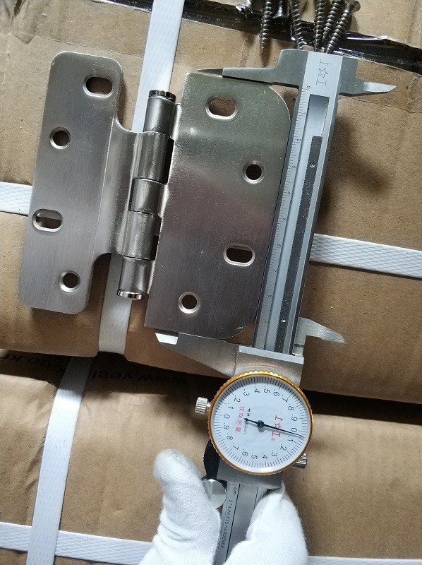 Israel steel 3D sundoor hinge 100*93*2mm PVC WPC door hinge