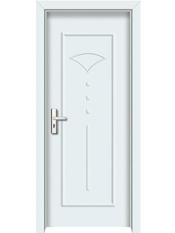 WPC Door Factory Fashion WPC Eco-Friendly Bathroom PVC Wrapping Door